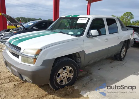 2002 Chevrolet Avalanche 1500 from USA, damaged, VIN 3GNEK13T92G359641